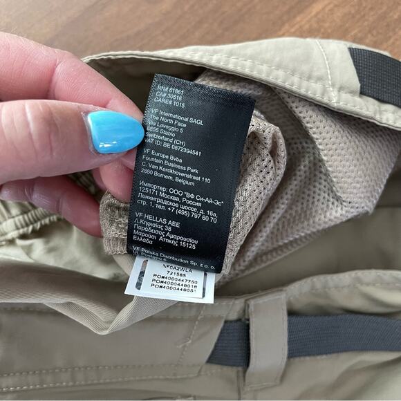 The North Face | Mens Paramount Convertible Pants Tan Khaki Outdoors Zip-Away XL - Picture 11 of 13